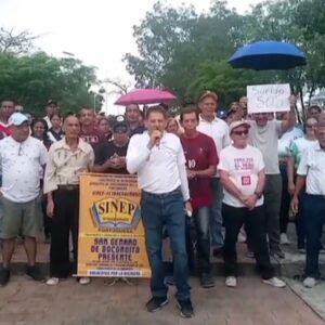 Trabajadores y sindicalistas protestan en Boconoito exigiendo “mejoras salariales y justica laboral”