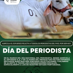 Agrícola El Esfuerzo felicitan a periodistas en su día