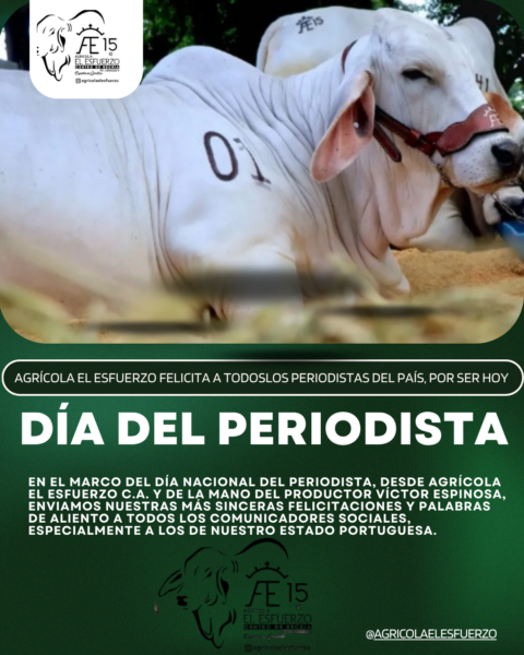 Agrícola El Esfuerzo felicitan a periodistas en su día