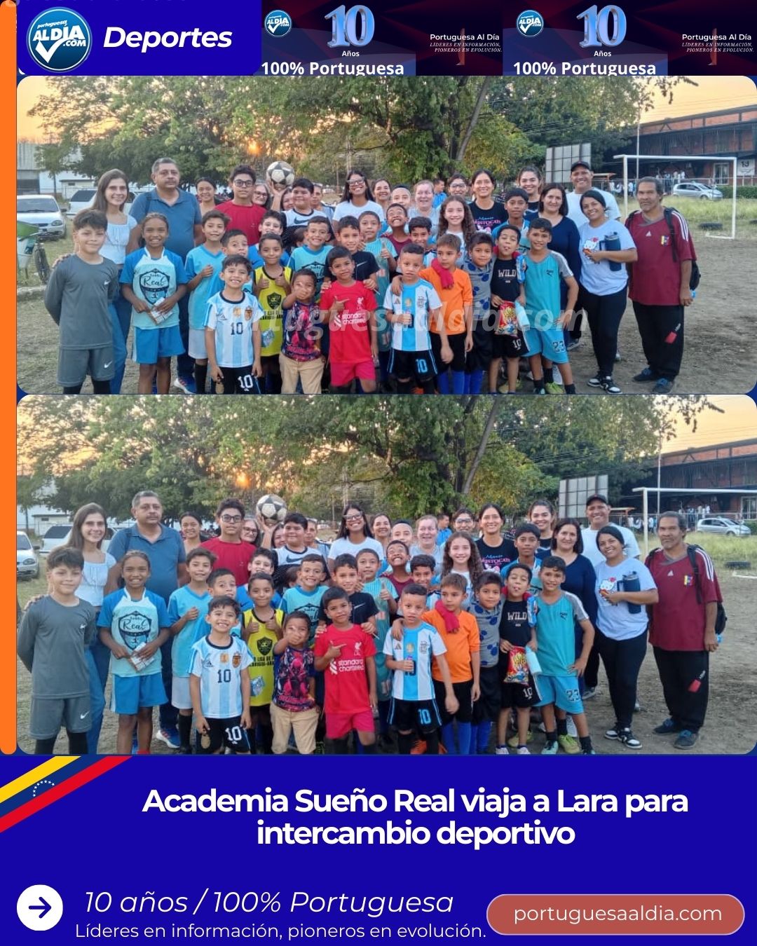 Academia Sueño Real viaja a Lara para intercambio deportivo