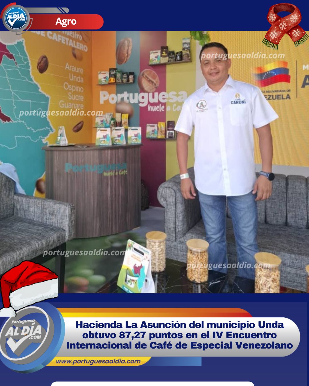 Hacienda La Asunción del municipio Unda obtuvo 87,27 puntos en el IV Encuentro Internacional de Café de Especial Venezolano