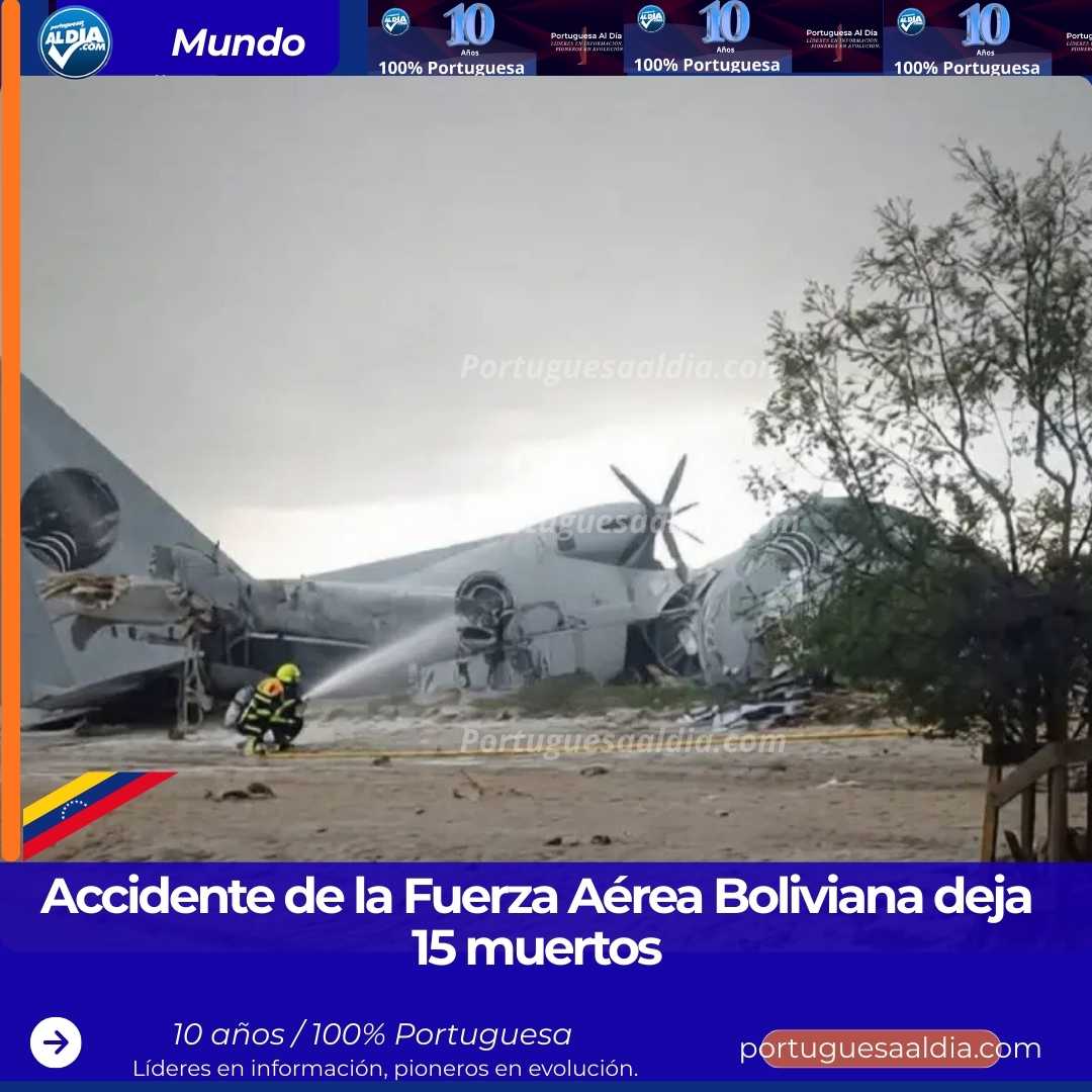 Accidente de la Fuerza Aérea Boliviana deja 15 muertos