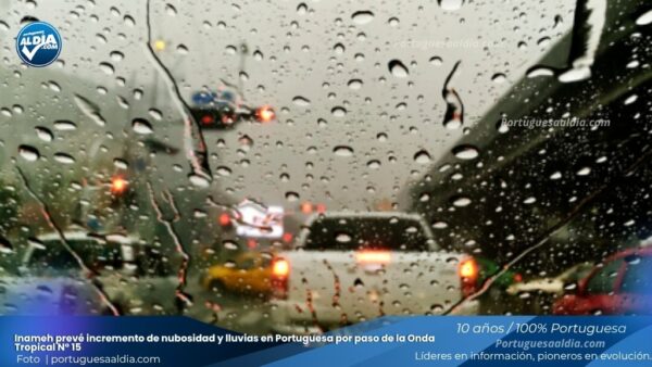 Inameh prevé incremento de nubosidad y lluvias en Portuguesa por paso de la Onda Tropical N° 15