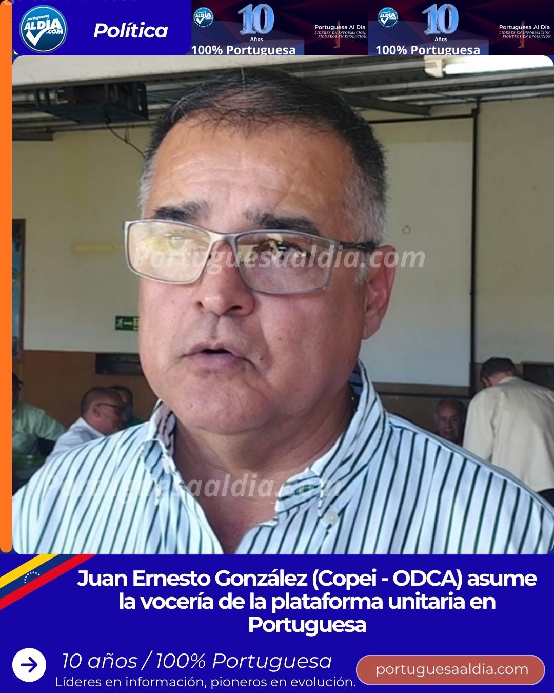 Juan Ernesto González (Copei – ODCA) asume la vocería de la plataforma unitaria en Portuguesa