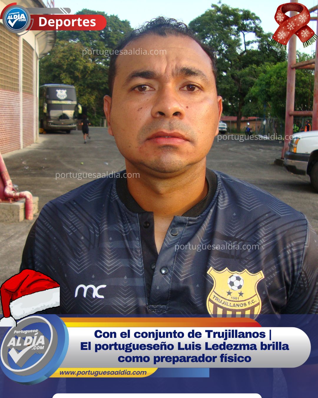 Alt=Luis Ledezma preparador físico de Trujillanos