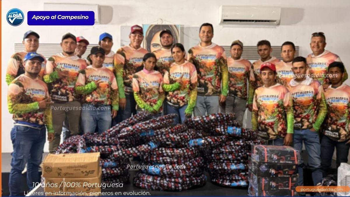 Primitivo Cedeño entrega dotación integral a 59 dirigentes campesinos para fortalecer la producción