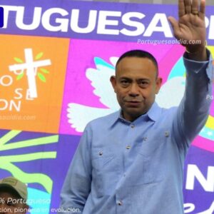 Gobernador de Portuguesa Primitivo Cedeño durante el Encuentro con Sectores Productivos por la paz.