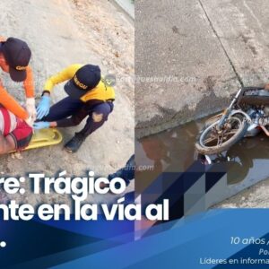 Irma Osorio Contreras fallecida accidente motocicleta canal de riego Guanare