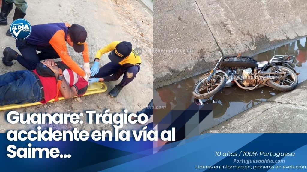 Irma Osorio Contreras fallecida accidente motocicleta canal de riego Guanare