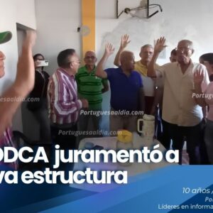 Copei ODCA en el municipio Guanare juramentacion de la nueva estructura juvenil de la tolda verde
