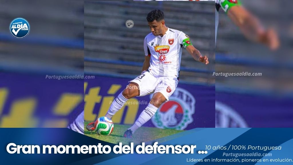 Edwin Peraza en el Portuguesa FC defensor central en el cuadrangular de la Liga Futve