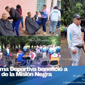 Toma Deportiva comunitaria en la Misión Negra Hipólita de Guanare.