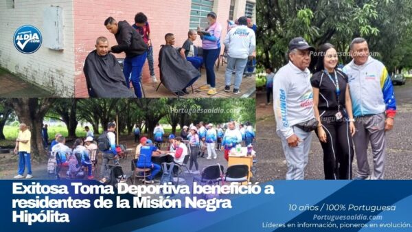 Toma Deportiva comunitaria en la Misión Negra Hipólita de Guanare.
