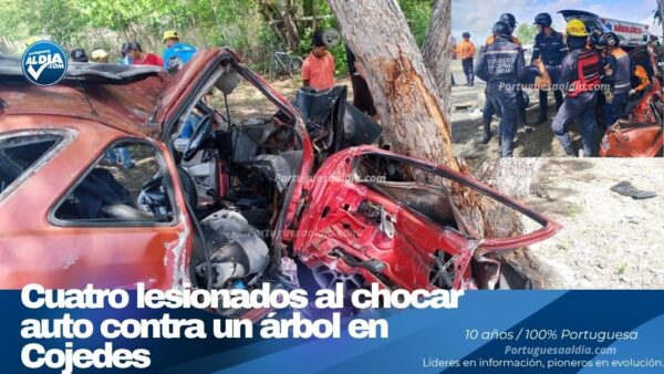 Autoridades atienden accidente de tránsito en la autopista José Antonio Páez cerca del peaje Camoruco.