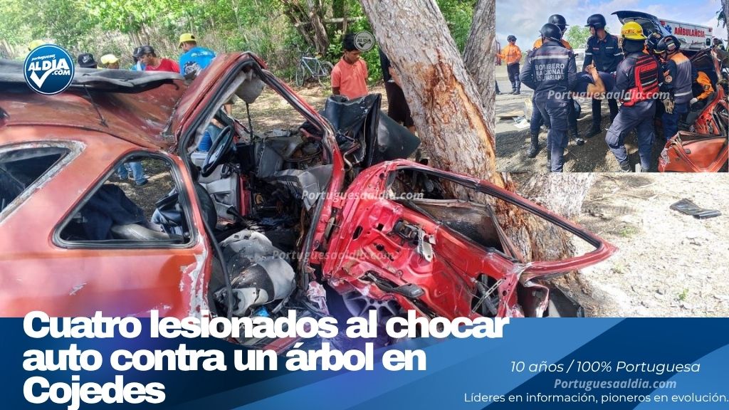 Autoridades atienden accidente de tránsito en la autopista José Antonio Páez cerca del peaje Camoruco.