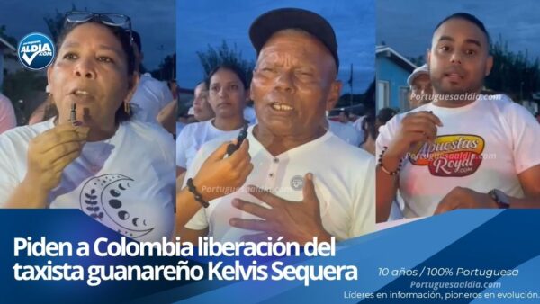 Manifestación pacífica en el estado Portuguesa en respaldo al ciudadano Kelvis Daniel Sequera detenido en territorio colombiano.
