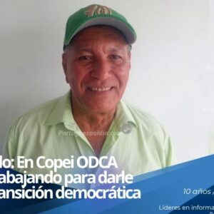Declaraciones del dirigente José Delgado sobre la agenda política de Copei ODCA en el estado Portuguesa.