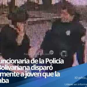 Comisiones técnicas de la Policía Nacional Bolivariana resguardando las adyacencias de una estación de transporte.