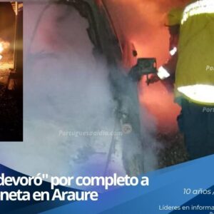 Funcionarios de los organismos de seguridad ejecutando labores técnicas tras el control de un siniestro automotor.