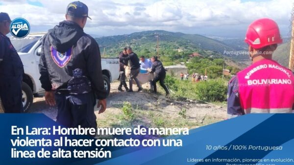 Funcionarios de rescate y cuadrillas eléctricas laborando en una zona de contingencia por líneas de alta tensión.