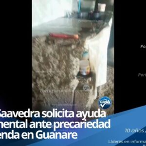 Gregoria Saavedra y su nieto solicitan asistencia social ante el deterioro de su hogar en Portuguesa.