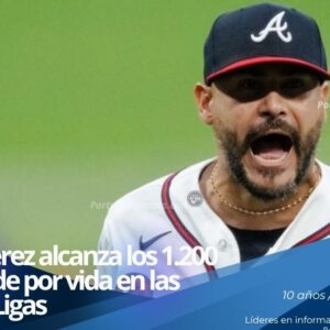 El lanzador zurdo portugueseño Martín Pérez durante su apertura con los Bravos de Atlanta en las Grandes Ligas.