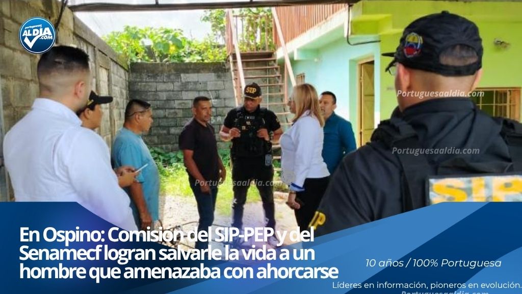 Funcionarios del Servicio de Investigación Penal de la Policía de Portuguesa durante labores institucionales de seguridad ciudadana.