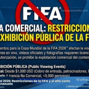 Captura de pantalla de las normativas de la FIFA que prohíben la retransmisión de imágenes en vivo y distribución de videos oficiales del Mundial 2026 sin autorización.