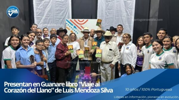 Luis Mendoza Silva junto a cultores y poetas durante la presentación de su nuevo libro en el estado Portuguesa.