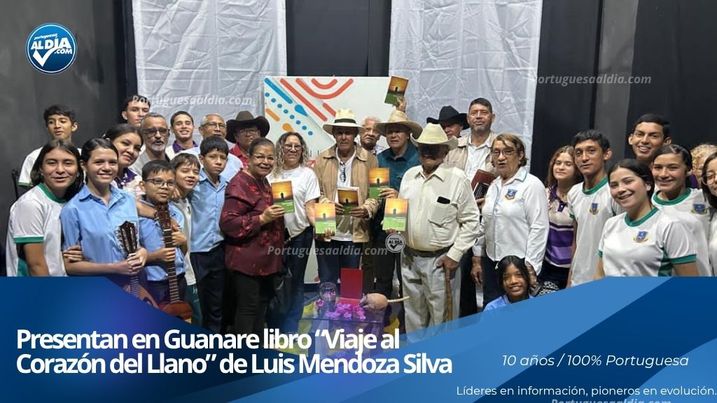 Luis Mendoza Silva junto a cultores y poetas durante la presentación de su nuevo libro en el estado Portuguesa.