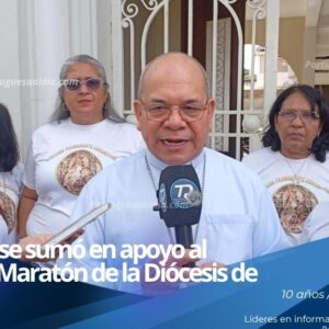 Monseñor Owaldo Enrique Araque Valero ofreciendo declaraciones eclesiásticas sobre las festividades marianas en la Diócesis de Guanare.