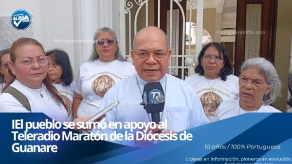 Monseñor Owaldo Enrique Araque Valero ofreciendo declaraciones eclesiásticas sobre las festividades marianas en la Diócesis de Guanare.