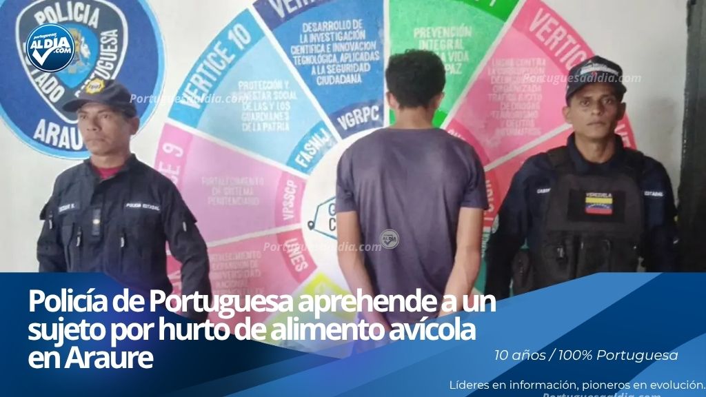 Funcionarios de la Policía del Estado Portuguesa resguardando evidencias e investigando delitos de hurto en el municipio Araure.
