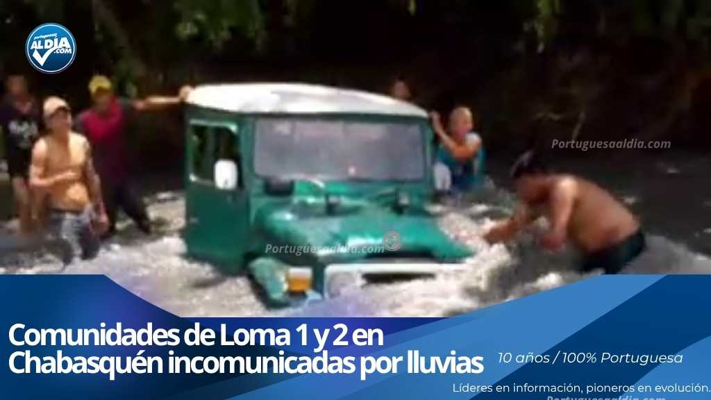 Afectaciones viales y fallas de borde causadas por la crecida del río Chabasquén en el municipio Unda.