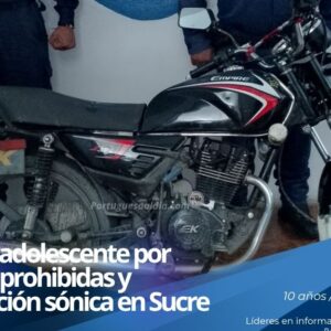 Retención de motocicleta Empire por parte de funcionarios policiales en el municipio Sucre de Portuguesa.