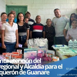 Jornada de asistencia médica y dotación de insumos en el ambulatorio rural del caserío Boquerón de Guanare.