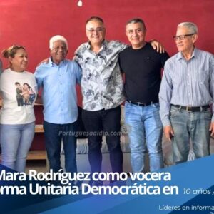 Mara Rodríguez vocera de la Plataforma Unitaria Democrática en Portuguesa