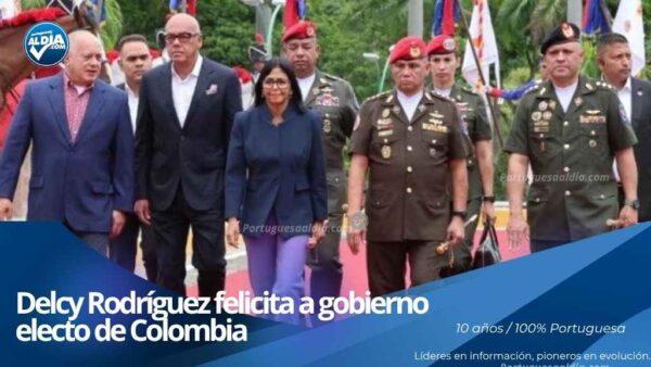 Presidenta encargada de Venezuela Delcy Rodríguez ofrece declaraciones oficiales