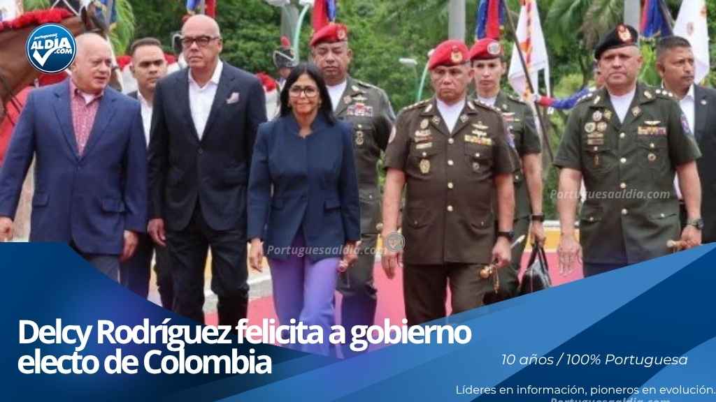 Presidenta encargada de Venezuela Delcy Rodríguez ofrece declaraciones oficiales