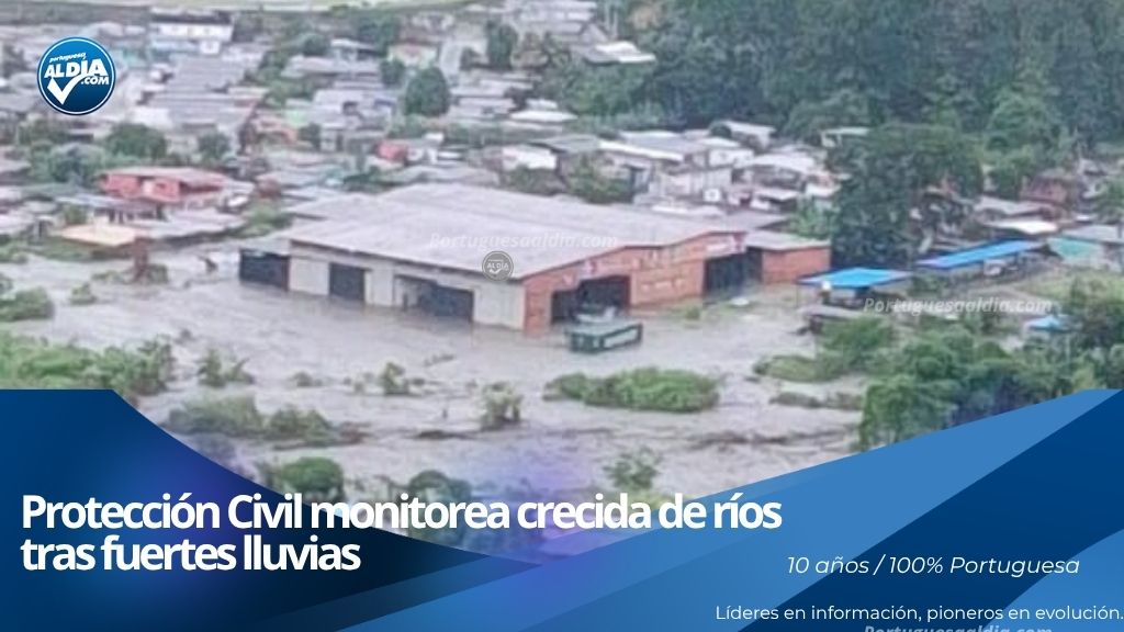 Despliegue técnico de Protección Civil Unda monitoreando caudales y vías inundadas.