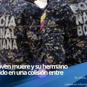 Comisiones de la PNB investigan accidente de tránsito entre moto y autobús en Guanare.