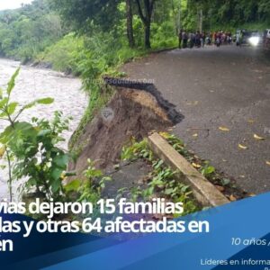 Desbordamiento de ríos e inundaciones en sectores vulnerables de Chabasquén, estado Portuguesa.