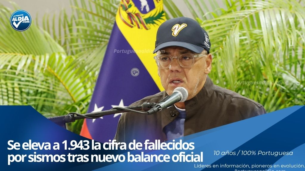 Presidente de la Asamblea Nacional Jorge Rodríguez actualizando datos de rescate y damnificados por terremoto.