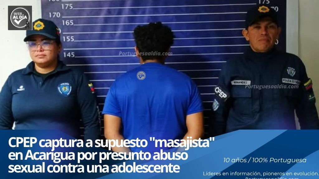 Funcionarios del CPEP procesan la detención de un ciudadano implicado en delitos tipificados en las leyes de protección de menores.