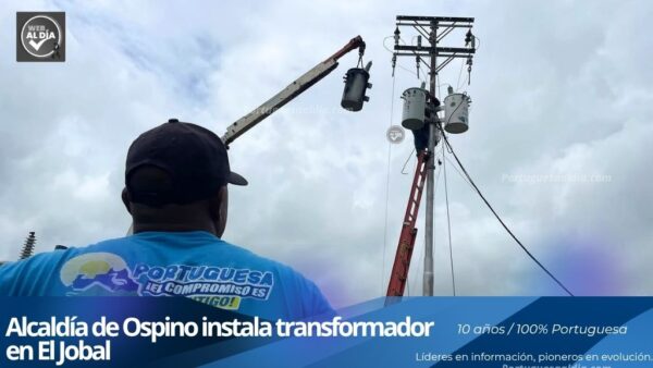 Instalación de transformadores eléctricos y mantenimiento de pozos de agua en Ospino