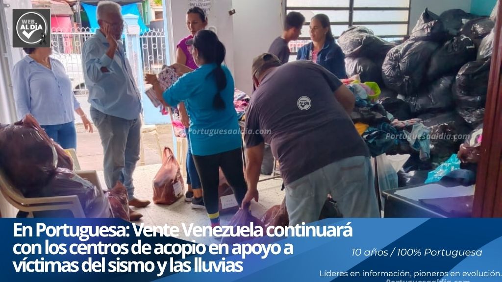 Recolección y distribución de insumos humanitarios por parte de organizaciones civiles en el estado Portuguesa.
