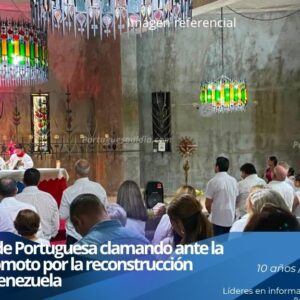 Celebración de la Misa Gremial en la Capilla del Santísimo Sacramento del Santuario Nacional de la Virgen de Coromoto.