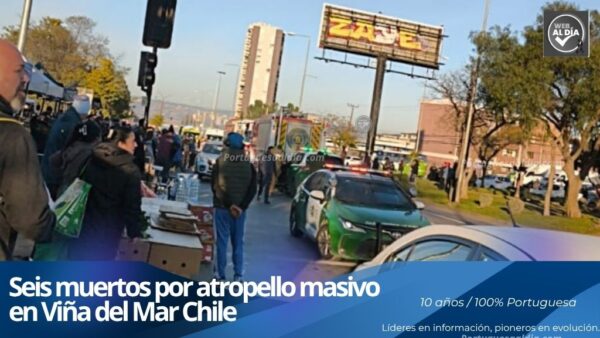 Autoridades atienden emergencia vial por atropello masivo en Viña del Mar, Chile.