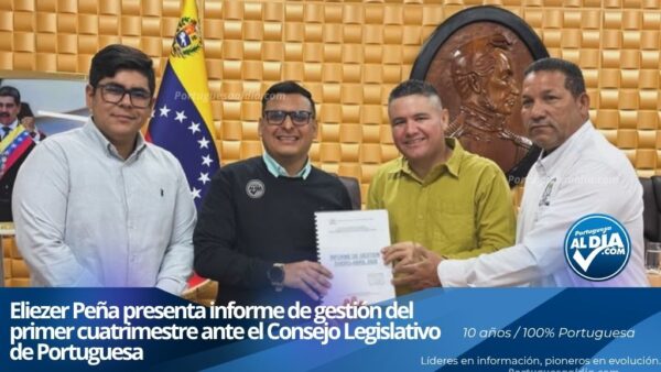 Sesión ordinaria del Consejo Legislativo del Estado Portuguesa con la participación de los diputados regionales.