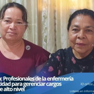 Licenciada Silvia Torrealba, presidenta del Colegio de Enfermería de Portuguesa, declarando sobre las capacidades gerenciales de su gremio.